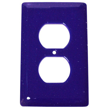 Wall Plate Receptacle, Deep Cobalight Blue, 3x5