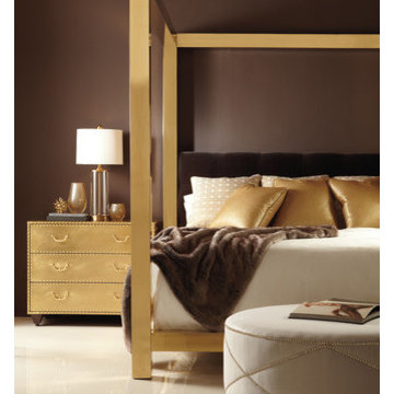 Brass Canopy Bed