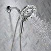 Delta H2Okinetic In2ition 5-Setting Two-in-One Shower, Polished Nickel