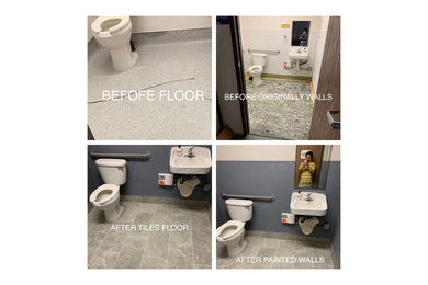 office remodeling , bathroom, and pool tiles