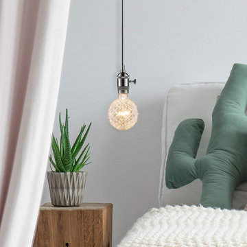 40W Clear Designer Vintage Edison Crystalina Incandescent Light Bulb, E26 Base,