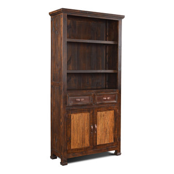 Elements Collection Wood & Copper China Cabinet
