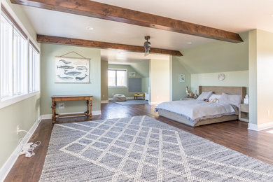 Inspiration for a contemporary bedroom remodel in Other