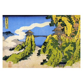 Temple Bridge by Katsushika Hokusai, art print – Keep Calm Collection