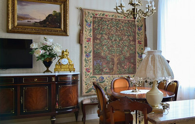 В гостях: Коллекция керамики и винтажная мебель в московской квартире