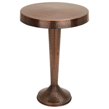 Vintage Bronze Metal Accent Table 26900