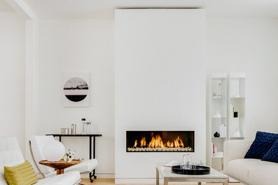 Living room - modern living room idea in San Francisco