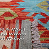 Kilim Flat Weave Reversible Wool On Wool Rug 11' 6" X 16' 2" - Q12541