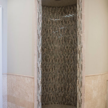 Transitional master shower