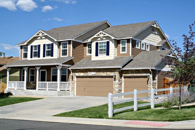 Inspiration for a timeless exterior home remodel in Denver