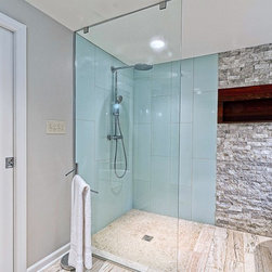 Frameless Splash Panels - Shower Doors