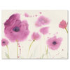 Sheila Golden 'Purple Poppies' Canvas Art, 14"x19"