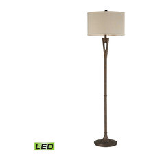 65" Martcliff LED Floor Lamp, Burnished Bronze