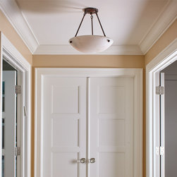 North Shore Chicago Shingle Style Home - Chandeliers