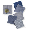 Blue Dishcloth, Set of 5