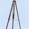 Floor Standing Antique Cooper With Leather Harbor Master Telescope 60''