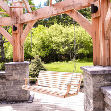 Pergola & Labyrinth Landscape