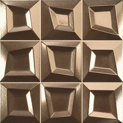 3-Dimensional Feature Tiles - Frame Oro - Mosaic Tiles