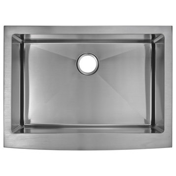 Corner Radius Single Bowl Stainless Steel Hand Made Apron Front Kitchen Sink
