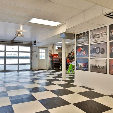 Car Lovers Garage with RaceDeck® Garage Flooring