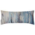 StyleCraft - Austin Allen James-Essence Splash-Linen Art Printed Pillow-35" x 15" - This artistic throw pillow from the Essence Splash Collection will add a delightful touch to your living room or bedroom. The splash of abstract and painterly design crafted by Austin Allen James gives this duck feather cotton pillow a unique and charming look. Regardless of where you place it, this pillow is sure to accentuate the sophistication of your space.