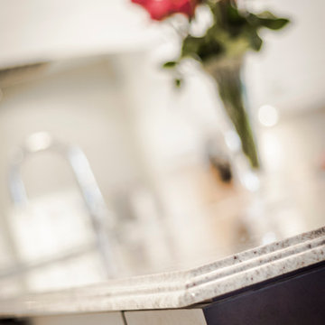 Transitional white kitchen