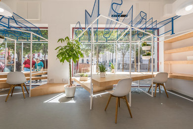 Inspiration for a contemporary home design remodel in Other