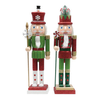 Kurt Adler Hollywood White Winter LED Hat Christmas Nutcracker 15 Inch