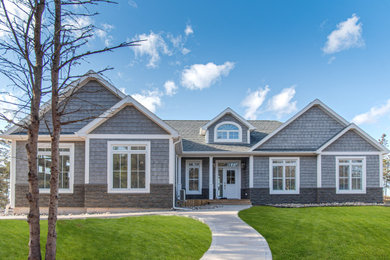 Example of a beach style exterior home design in Other