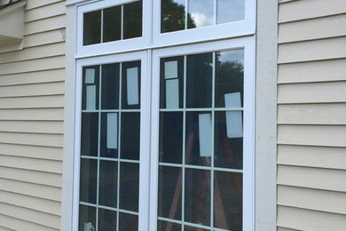 Example of an exterior home design in Boston