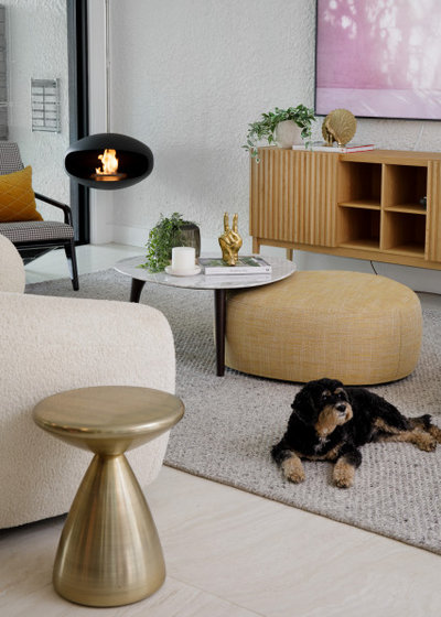 Midcentury Living Room by Meraki Home Design