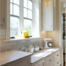 Lower kitchen island or baking bench counter