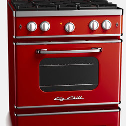 Big Chill Retro Stove, Cherry Red | Big Chill - Major Kitchen Appliances