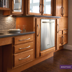 Raised Dishwasher Cabinet - Kitchen Cabinetry