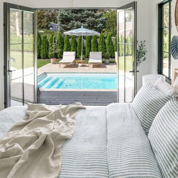 Andersen E-Series Hinged French Patio Door with Slim Grids