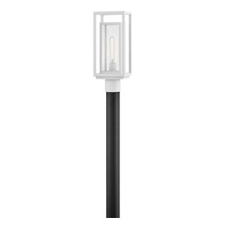 Textured White LED Post Mount from the Republic Collection, 7.000 ...