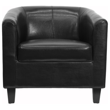 Black Reception Chair, Black