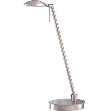 George Kovacs P4336-084 LED Brushed Nickel Jelly Bean Desk Lamp