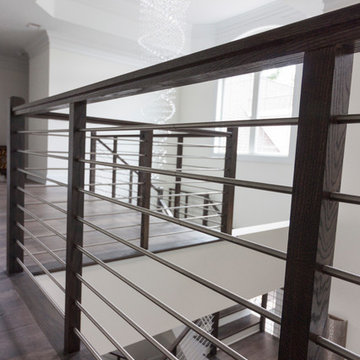 Project #50 | Geometric Staircase with Contrasting Tones