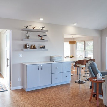 Kitchen Remodeling in Caseyville, IL | Floating Shelves | Modern, Eco-Friendly K