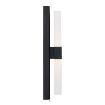 WAC Lighting WS-61216 Camelot 2 Light 16" Tall LED Wall Sconce - Black