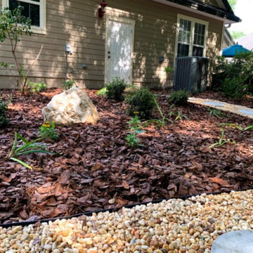 Mulch and Pathway