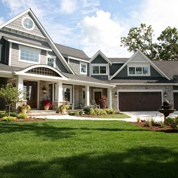 Lake Geneva Traditional Shingle Home