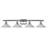 Innovations Lighting - Orwell 4-Light LED Bath Fixture, Polished Chrome - A truly dynamic fixture, the Ballston fits seamlessly amidst most decor styles. Its sleek design and vast offering of finishes and shade options makes the Ballston an easy choice for all homes.
