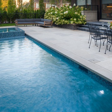 A "Quick Dip" - Custom Concrete Pool & Spa