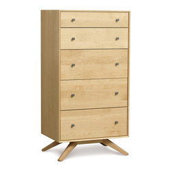 Astrid Maple 5 Drawer Chest - Dressers