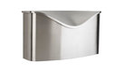Postino Mailbox, Brushed Stainless Steel