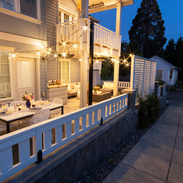 Extended Deck Over Small Privacy Patio