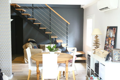 Cette image montre un escalier traditionnel.