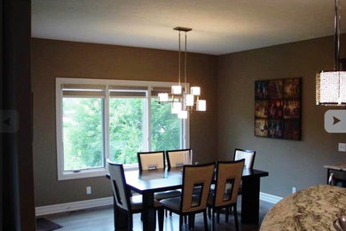 Example of a dining room design in Omaha